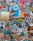 Worldwide Stamp Collection Lot  1000  - Mixed Vintage - Used Off Paper And Mnh