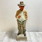 Vtg Rare 1969 Casual Indian Lionstone Whiskey Decanter 1969 Kentucky Porcelain