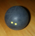 Used Dunlop Squash Ball Double Yellow Dot