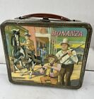 Bonanza Tv Show 1960s Vintage Aladdin Metal Lunchbox No Thermos Rare Classic Tv