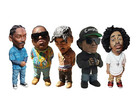 6pack Ice Cube biggie 2pac eazy snoop ludacr Sculpture Garden Homies home Decor