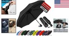 Compact 42  Windproof Travel Umbrella - Auto Open close  Waterproof  Lightweight