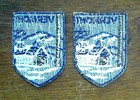 2 Vermont Patches  Winter Scene