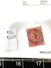 Great Britain 1857 4d Rose Queen Victoria Used Stamp No Corner Letters Scott  26