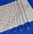 5 Pc 1 4    X 1 4  X 18    Inch Long Square Clear Acrylic Plexiglass Lucite Rod  250