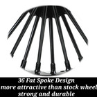 21  Fat Spoke Front Wheel Abs 21x3 5 For Harley Touring Street Road Glide 2009 
