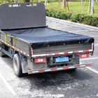 Pvc Coated Black Dump Truck Mesh Tarp 6 5 X 18 Ft  Heavy Duty Truck Cover  5 5 I