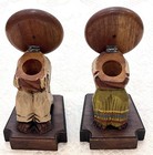 Vtg Mexican Folk Art Hand-carved Wood Sleeping Man   Woman Hidden Treasure Stash