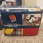 Mickey Unlimited Twin Size Flannel Comforter  3-piece Twin Flannel Sheet Set New