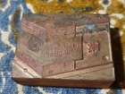 Vintage Letterpress Printing Block Old Milwaukee Beer Advertising Copper Plate