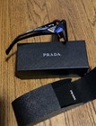 Prada Vpr10a Black Square Full Rim Plastic Eyeglass Frames 50-18-145 C1