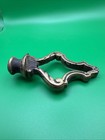 Large 4-1 4    Heavy Fancy Brass Hanging Lamp Threaded Loop  Finial 1 2   tapped  2 