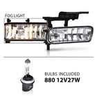 Headlights Fog Lights For Silverado 99-02 Suburban Tahoe 00-06 2pairs Halogen