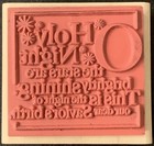 Stampabilities O Holy Night Christmas Religious Rubber Stamp