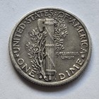 1930-s Mercury Silver Dime 10c -  nice Coin  - Free Shipping