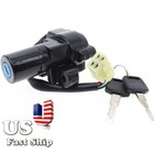 For Suzuki Gsx1100g M n p r  shaft  1991-1994 Ignition Switch Lock W 2key 4plug