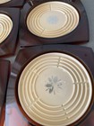 6 Vintage 1960 s Acrylic Lucite Drink Coasters Bar Ware