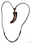 Hawaiian Tiger Shark Tooth  maui Island Artisan Enhanced Necklace Creation 