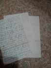 1950 Handwritten Gossip Letter Gratis Ohio Mills Lee Warren Frank Wife Money