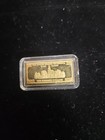 Coin Dollar Bar Ounce 100 Mill 999 Fine Gold Plated Coin