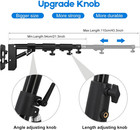 Wall Mount Triangle Boom Arm  Ring Light Mount With 180   Flexible Rotation  Adju