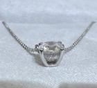 Shane Co Floating 1 Tcw Natural Diamond Necklace 14 Kt White Gold 18     Pd  4 950