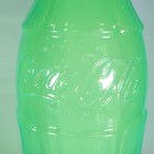 Large 22 75    Green Plastic Coca Cola Coke Bottle Piggy Bank