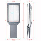 Magnipros 6x Led Magnifying Glass For Reading Fine Print   Low Vision Seniors 