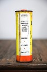 Vintage Charcoal Grill Lighter Fluid Vintage Tin Can Advertising Camping Chef
