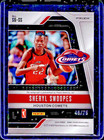 2024 Panini Wnba Prizm Sheryl Swoopes Signatures Blue Auto Autograph   75