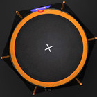 Fun Orange Heavy-duty Outdoor Trampoline  Astm-certified 14-ft Round Backyard