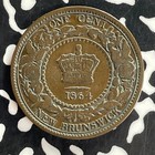 1864 New Brunswick 1 Cent Lot t7363