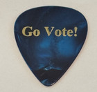 The Grateful Dead Bob Weir Guitar Pick  rare Concert Tour Rare Go Vote  Plectrum
