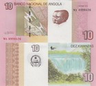 Angola 2 Pcs Set  5   10 Kwanza  2012  - P151a   P151b Unc