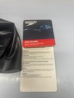 Speedo Solid Silicone Swim Cap Black One Size Latex Free Swimming Cap