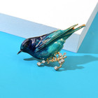 Fashion Enamel Bird Brooch  Cute Diamond Animal Brooch Jewelry Gift