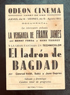 El Ladron De Bagdad  the Thief Of Bagdad  1940 Spanish Movie Herald
