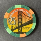Golden Gate Las Vegas Nevada  25 Casino Chip 2000 Rhc - No More Table Games