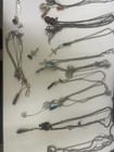 20pc Mixed Lot Gold   Silver Tone Fashion Jewelry Necklaces Chains Pendant Metal