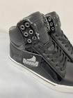 Pastry Black Pop Tart Glitter High Top Dance Sneaker Size Woman   s 7 5 Shoes