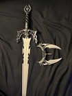  collectible Toy Steel Staff And Wand  Of Fire And Dragon Claw Combo With Stands