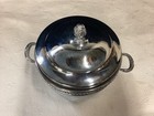 Krome Kraft Farber Bros Silver-colored  Chrome Ice Bucket W  Glass Insert