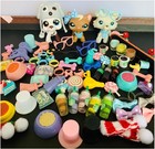 35pcs Random Lps Accessories For Littlest Pet Toy Collie Shorthair Cat Kid Gift