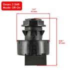 Ignition Key Switch For Polaris Magnum 325 2x4 4x4 Hds 2000-2001 Atv New