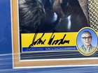 John Wooden Signed Autographed Card Pyramid Of Success Bruins Framed Global Auth