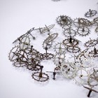 25 Silver Escape Wheels Lot Watch Part Steampunk Gear Watchmaker Lot Altered Art