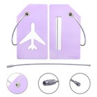 Silicone Luggage Tag With Name Id Card Perfect To Quickly Spot Luggage Suitca   