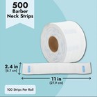 500 Pack Barber Neck Strips Neckbands Paper Roll  Barbershop Supplies  2 4x11 