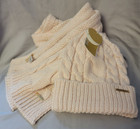 Michael Kors Women s Pink Cable Knit Scarf And Beanie Set Winter Hat Nwt