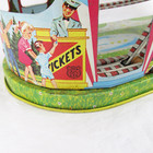 Vintage J  Chein   Co  Tin Litho Windup Roller Coaster 1950s No Cars Or Belt